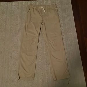 Cat & Jack Boys’ Stretch Straight Fit Pull-On Pants- Size 14- Beige